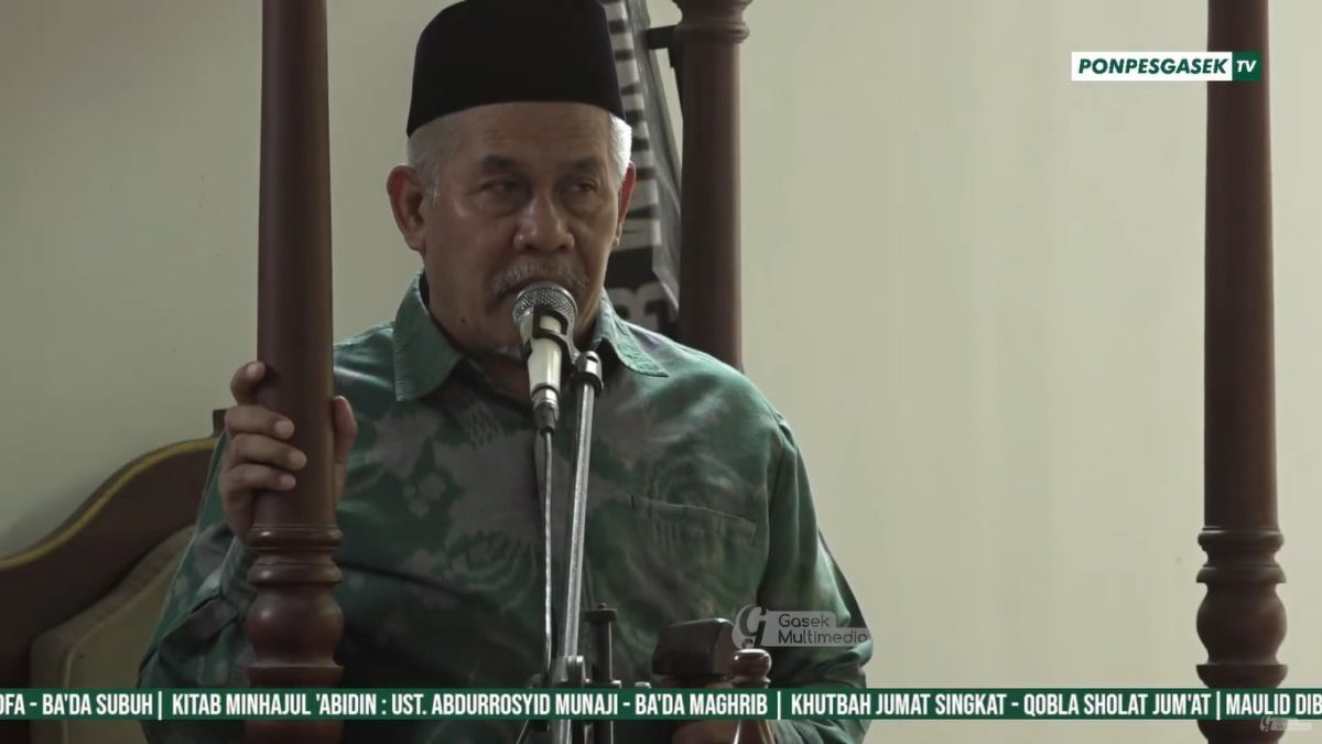 Khutbah Jum’at Dr. KH. Marzuqi Mustamar di di Pondok Pesantren Sabilurrosyad Gasek, Malang.