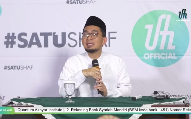 Kajian Ustadz Adi Hidayat di Masjid Junudurrahmah