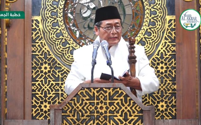 Khutbah Jumat yang disampaikan oleh Dr. KH. M. Sudjak, M.Ag  di Masjid Nasional Al-Akbar