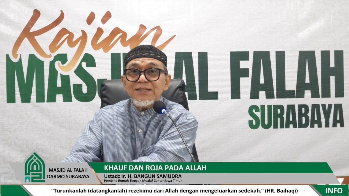 Kajian Senin Ba’da Maghrib oleh Ustadz Ir. H. Bangun Samudra