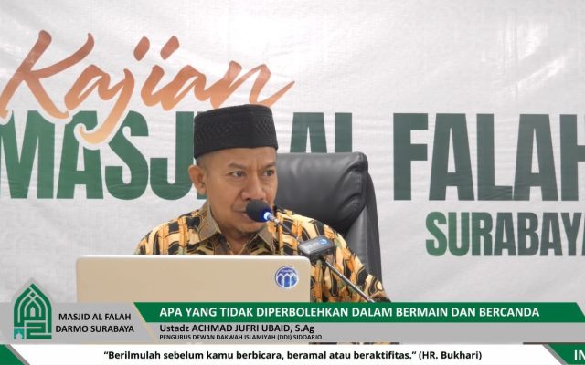 Kajian Ba’da Shubuh Masjid Al Falah Surabaya oleh Ustadz Achmad Jufri Ubaid