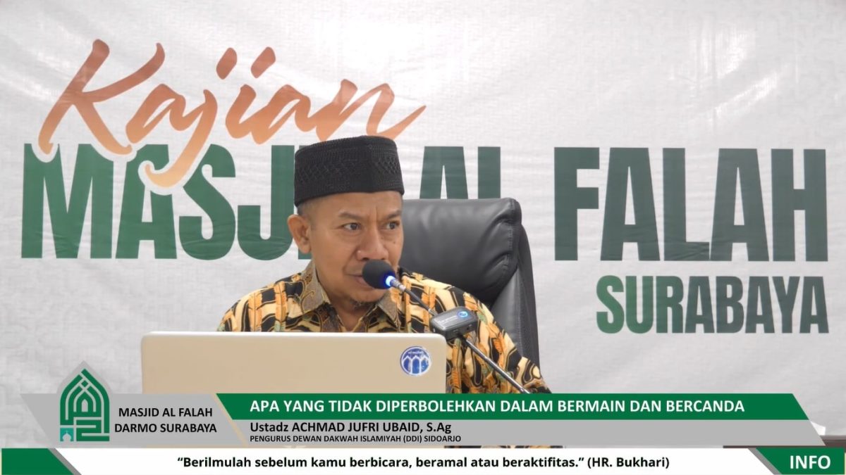 Kajian Ba’da Shubuh Masjid Al Falah Surabaya oleh Ustadz Achmad Jufri Ubaid