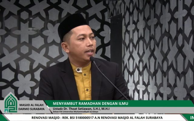 Ustadz Dr. Thoat Setiawan, S.H.I, M.H.I.