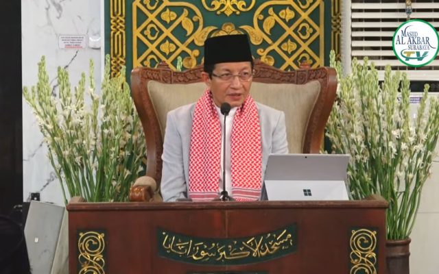 Menteri Agama Republik Indonesia, Prof. KH. Nasaruddin Umar,