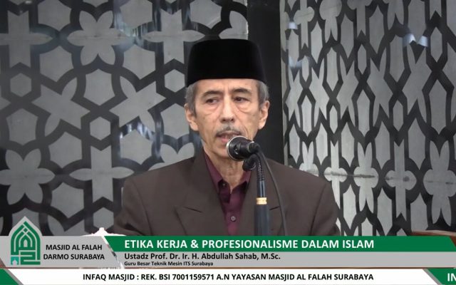 Ustadz Prof. Dr. Ir. H. Abdullah Sahab, M.Sc.