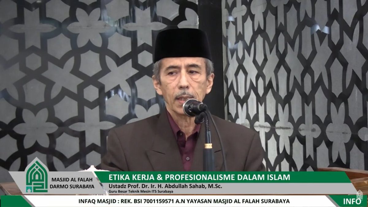 Ustadz Prof. Dr. Ir. H. Abdullah Sahab, M.Sc.