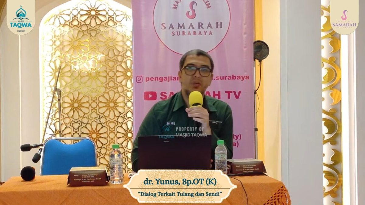 dr. Yunus, Sp.OT (K) spesialis ortopedi dan traumatologi konsultan onkologi ortopedi (tumor tulang).
