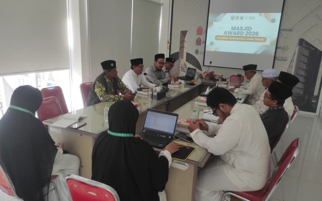 PD DMI mensosialisasikan Kegiatan Masjid Award 2026 kepada perwakilan takmir Masjid Al Falah Surabaya