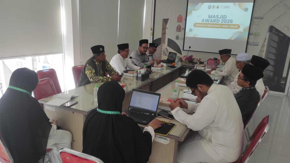 PD DMI mensosialisasikan Kegiatan Masjid Award 2026 kepada perwakilan takmir Masjid Al Falah Surabaya